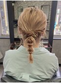 ウルフカットさんの編みおろしスタイル♪