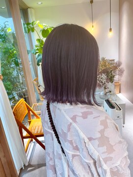 ゴカン(Gokan) ボブ×ラベンダーグレージュ