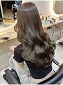 シークレットハイライトカラー脱白髪染めハイライトダブルカラー