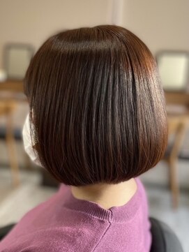 アトリエコア(Atelier Coa) ショートカットショートボブベージュカラーグレージュカラー