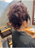 ふわ盛りアップスタイル ヘアセット　成人式　結婚式