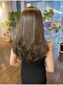 レイヤーカット/セミロング/艶カラー/学割U24