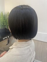 カール 鶴川店(K:R) ★くびレイヤーエモージュ前髪マチルダボブインナーグレージュ