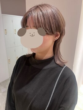 サラビューティーサイト 志免店(SARA Beauty Sight) 【あんstyle】20代30代ハイトーンウルフ＆シルバーベージュ