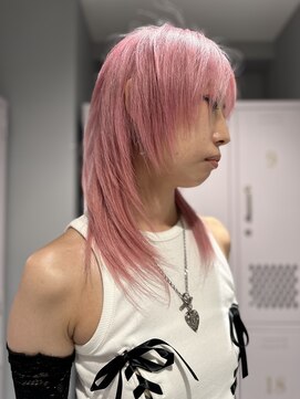 ヴァイス 渋谷店(VAICE) Y2Kスタイル！ウルフレイヤー/ピンクベージュ［ケアブリーチ］