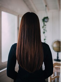 アオナ 六町(aona)の写真/《六町エリア☆個室型サロン》最先端クオラインストレート！話題の髪質改善縮毛矯正もおすすめです◎