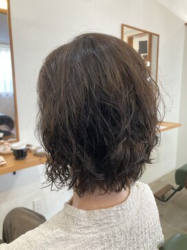 ハルララヘアー(harurara hair) 【harurara hair大分/明野】ミディアムボブ×パーマ