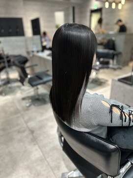 ソル 八王子(SOL) 縮毛矯正×イアリングカラー