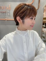 ロンドグロワール 大宮(Lond Gloire)&nbsp;小顔丸みショート/ブリーチなし透明感カラー/大宮