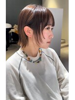 アム(amu)&nbsp;地毛風ストレート/縮毛矯正/ボブウルフ/ボブレイヤー/ミニボブ