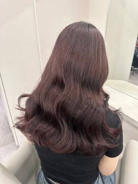 ベレーザ 渋谷(BELEZA) 10954黒髪アッシュブラックグレージュ韓国風巻きレイヤーカット