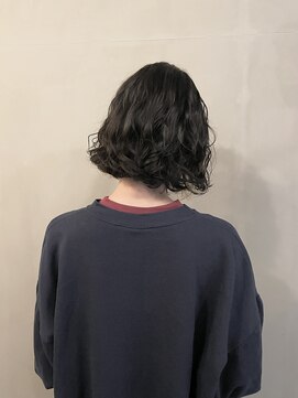 ヘアサロン エン(hair salon en.) ラフに仕上がるボブパーマ