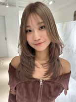ヘアサロンラルガ 下曽根店(Hair salon Raruga) ハイライトカラーミルクティーベージュレイヤーカット