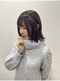 髪質改善カラー インナーカラー