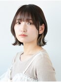 ☆20代30代40代/ぱっつんボブ/外ハネボブ/インナーカラー