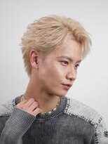 レグノバイグランツ 天神大名店(REGNO by GLANZ)&nbsp;フェザーショート/メンズカラー/ハイトーン/メンズブリーチ/天神