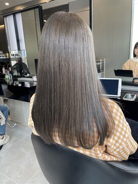 ハルキ ミナト ジャパン フクオカ(HARUKI MINATO japan FUK) オリーブグレージュ/ブリーチなしカラー/髪質改善/