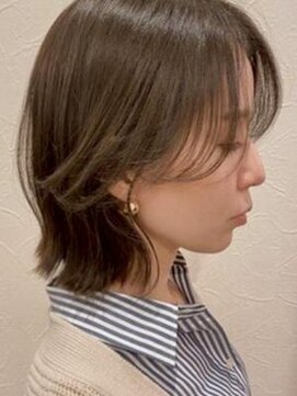 エルメ なんばマルイ(HELME) #ミディアムレイヤー　#レイヤーカット