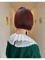 クオン 伊勢崎(QUON.) 暖色ボブ可愛いです!