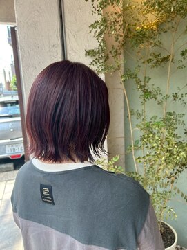 エプリ(epris) ワインレッドボブ