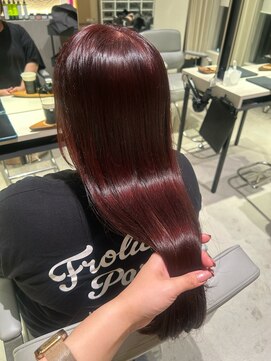 ヨキ(yoki.) ボルドー×URUGAMIトリートメント【髪質改善】