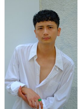 ブークル(boucle) クロップベリショ　くせ毛ベリーショート　くせ毛メンズ