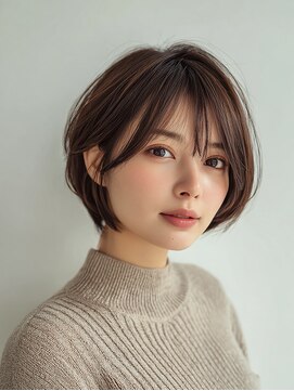 ロディーナコク 大口 新子安(rodina.coc) 黒髪カタログ/クラゲヘアー/オリーブグレー/大口子安新子安横浜