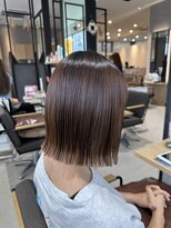 クム 川越(kum)&nbsp;縮毛矯正×切りっぱなしボブ【kum川越】