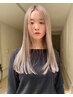 カット+1ブリーチカラー(ブリーチ+カラー)¥16500/二子玉川