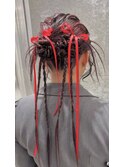 お呼ばれパーティーヘアセット17/ヘアメイク/アレンジ/髪質改善