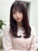 ブリーチなしダブルカラー×ワンカールヘア