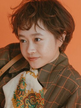 ディッセンバー 神宮前(December) ショート　ショートパーマ　ココアベージュ