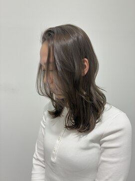 ヘアースタジオ ゼン カロン(Hair studio Zen kalon) ブリーチなしカラー/ワンホンレイヤー/ミルクティーブロンド