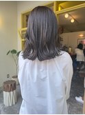 〈浅草 半個室〉アッシュラベンダー×柔らかミディ