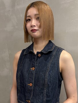 ウェウェ(wewe) ボブ/ベージュカラー/西宮/西宮北口