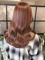 アンニュ(annuy) ロングレイヤー ブラウン 暖色系カラー 韓国風ヘア 髪質改善