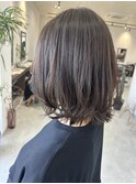 夏スタイルに♪やわらかミディアムレイヤー