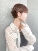 ナチュラルショート/ショートボブ/韓国/顔周り/20代30代40代50代