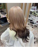 ジプソ(Gypso Hair salon)&nbsp;(そうや)ミルクティーグラデーション