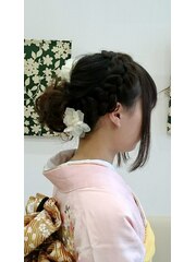 成人式ヘアセット