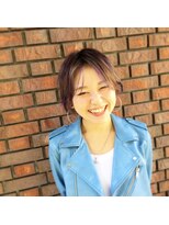 ピエスデシュブー(piece des cheveux)&nbsp;スモーキーラベンダーショート