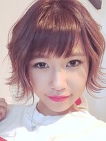 ワントーンヘアー(one tone hair) ピンク系カラー