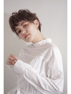 ネオリーブカフ 鶴ヶ峰店(Neolive caff) 【Neolive/caff】小顔ショート・ニュアンスパーマ・くせ毛風