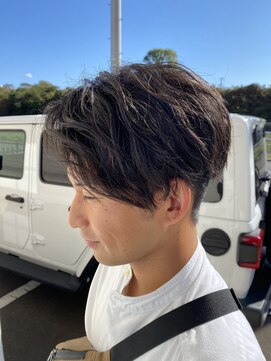 ニコ ヘアリラクゼーション(Nico hair relaxation) 無造作ニュアンス束感爽やかモテショートメンズスタイル