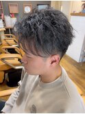 流しツーブロ