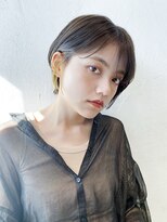 アイティー バイ アルバム 浦和店(IT by ALBUM)&nbsp;ナチュラルショートボブ_くすみブルーテラコッタ_8806