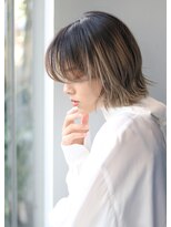 リップス デリコ(LIPS derico)&nbsp;【LIPSderico/鈴木初穂】外ハネボブ×ハイトーンカラー