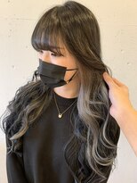 クマ(kuma.)&nbsp;インナーカラーシルバーベージュ