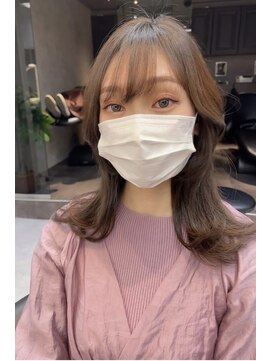 ロンドアヴァントゥス 池袋(Lond aventus) ショコラベージュ韓国ミディアムヘア