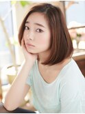大人可愛いボブ